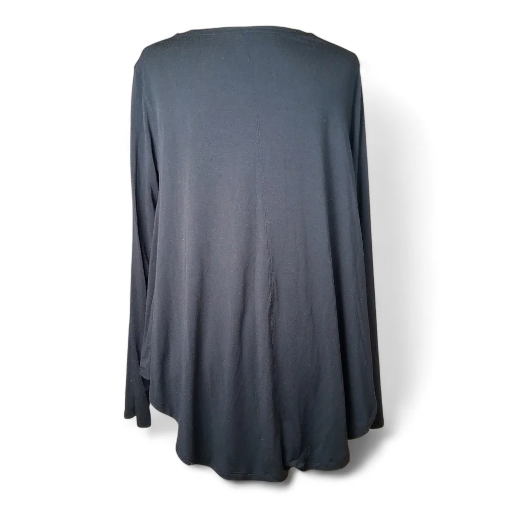 lululemon athletica Black Long Sleeve Scoop Neck Tee Size 6